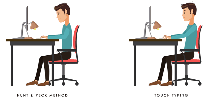 Touch Typing Vs. Hunt & Peck