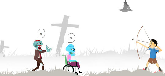 Zombie Typing Game